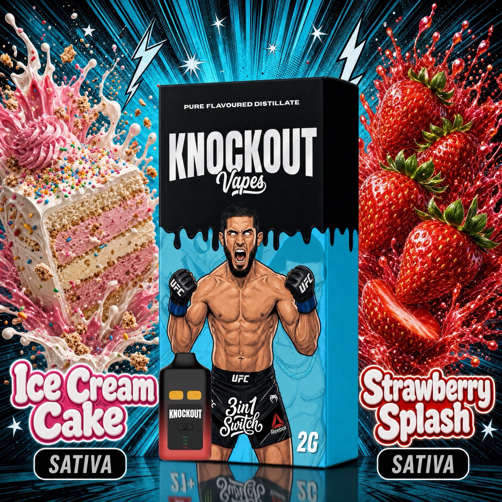 KNOCKOUT 3 in 1 Switch 2 Gram Vape gallery
