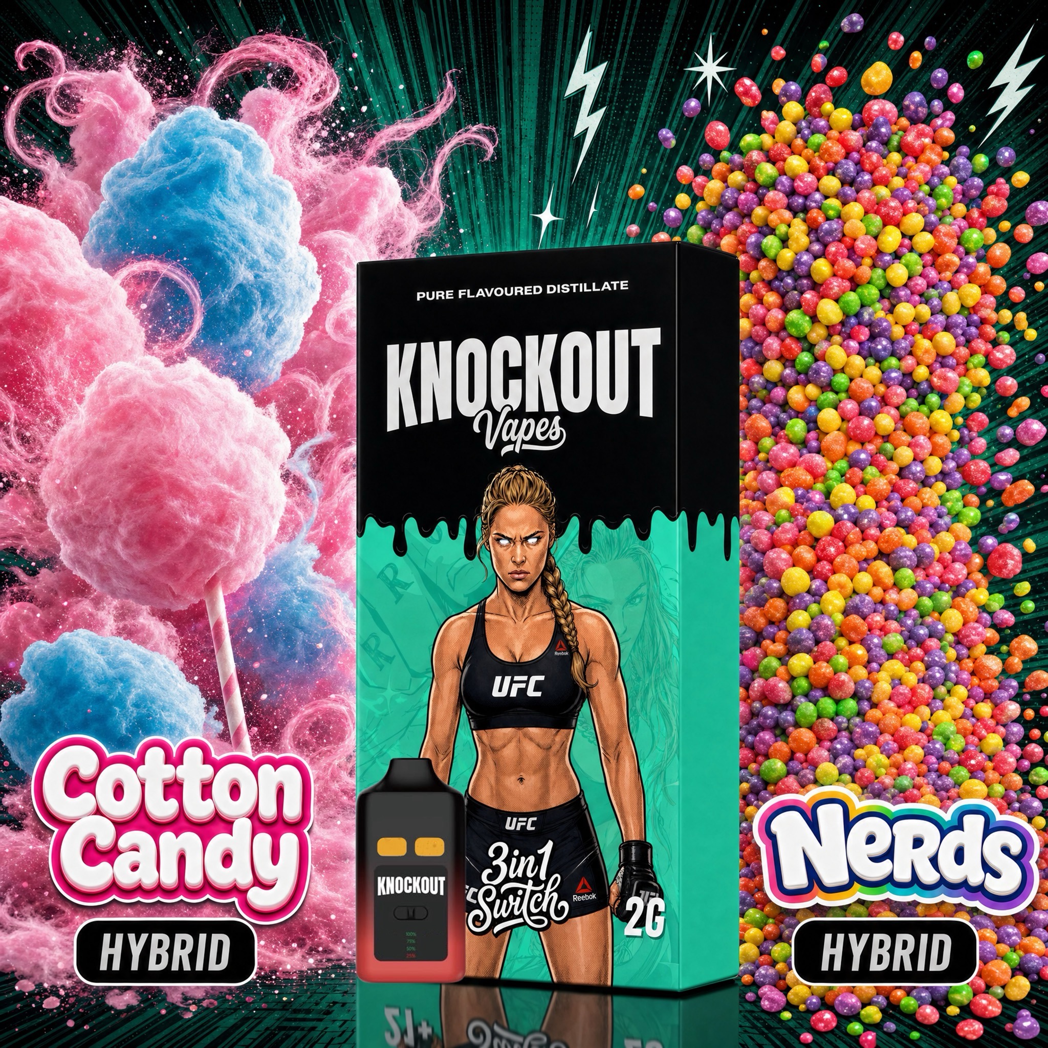 KNOCKOUT 3 in 1 Switch 2 Gram Vape gallery