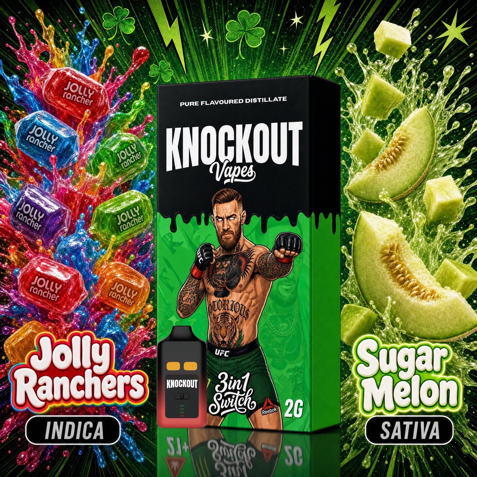 KNOCKOUT 3 in 1 Switch 2 Gram Vape gallery