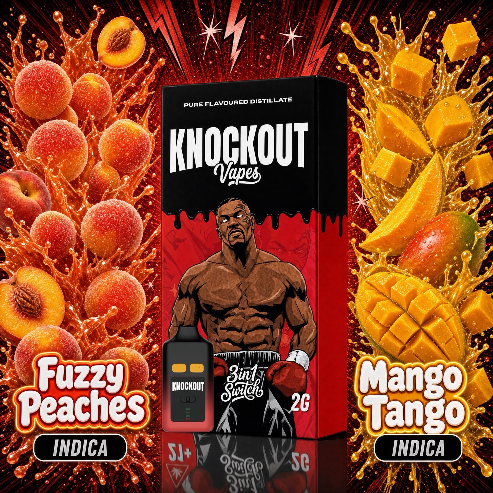 KNOCKOUT 3 in 1 Switch 2 Gram Vape gallery