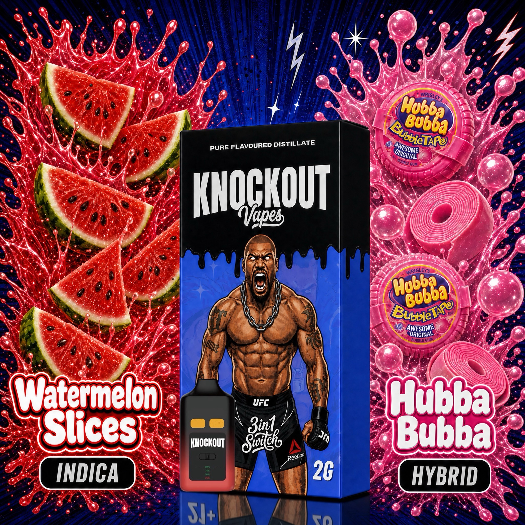 KNOCKOUT 3 in 1 Switch 2 Gram Vape gallery