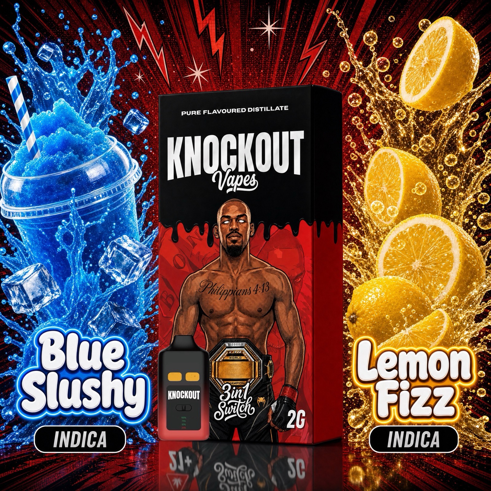 KNOCKOUT 3 in 1 Switch 2 Gram Vape gallery