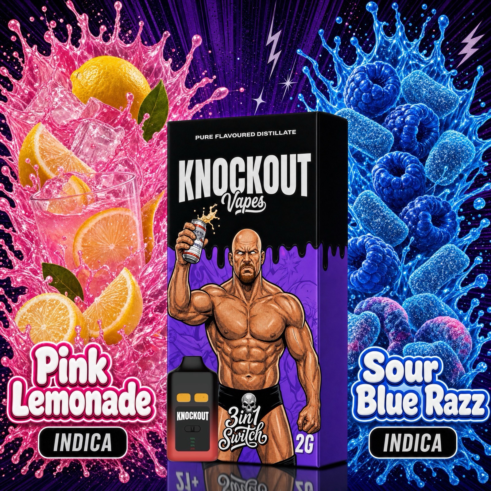 KNOCKOUT 3 in 1 Switch 2 Gram Vape gallery