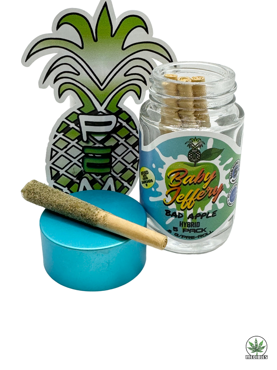 Pineapple Express Meds (PEM) Baby Jeffery Pre-Roll 5 Pack gallery