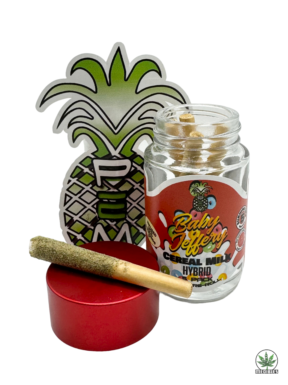 Pineapple Express Meds (PEM) Baby Jeffery Pre-Roll 5 Pack gallery