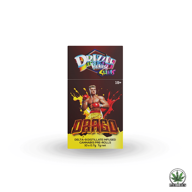 Drizzle Factory Slims Delta-9 Distillate Infused Pre-Rolls gallery