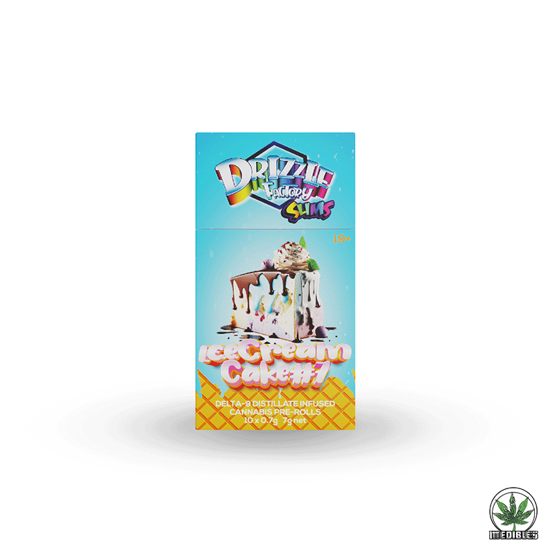 Drizzle Factory Slims Delta-9 Distillate Infused Pre-Rolls gallery