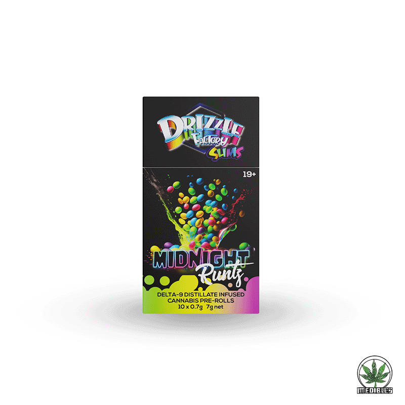 Drizzle Factory Slims Delta-9 Distillate Infused Pre-Rolls gallery