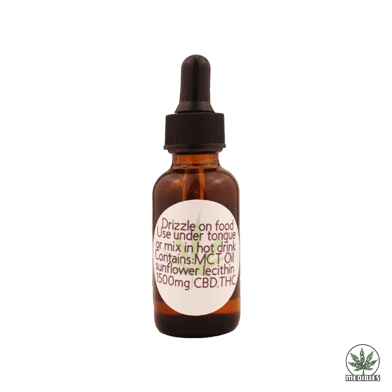 CBD and THC 1:1 Tincture 1500MG gallery