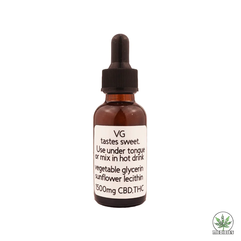 CBD and THC 1:1 Tincture 1500MG gallery