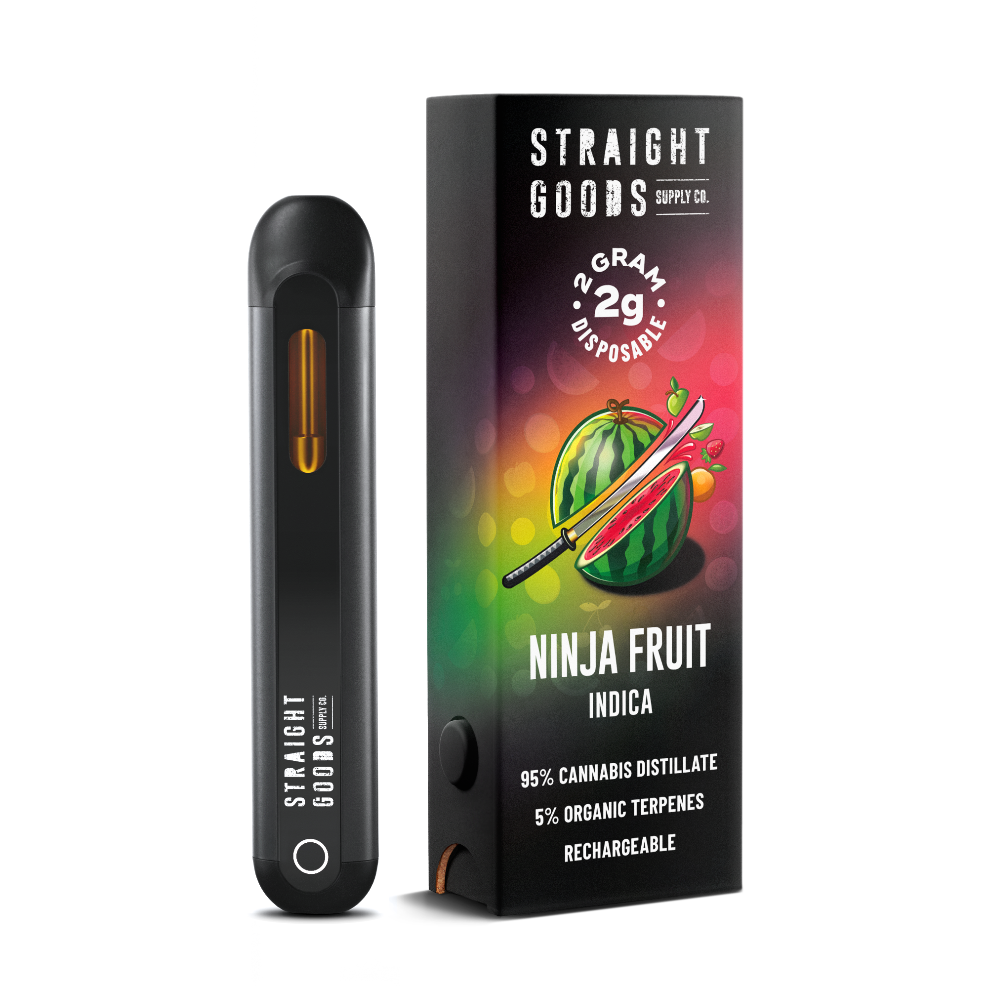 STRAIGHT GOODS Disposable THC Vape 2G gallery