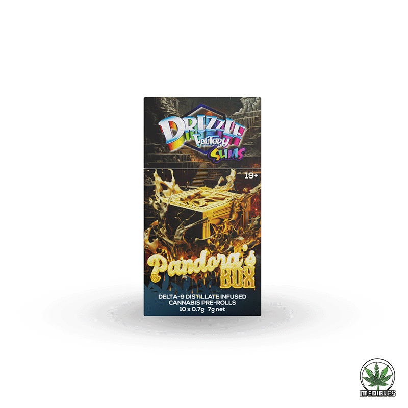 Drizzle Factory Slims Delta-9 Distillate Infused Pre-Rolls gallery