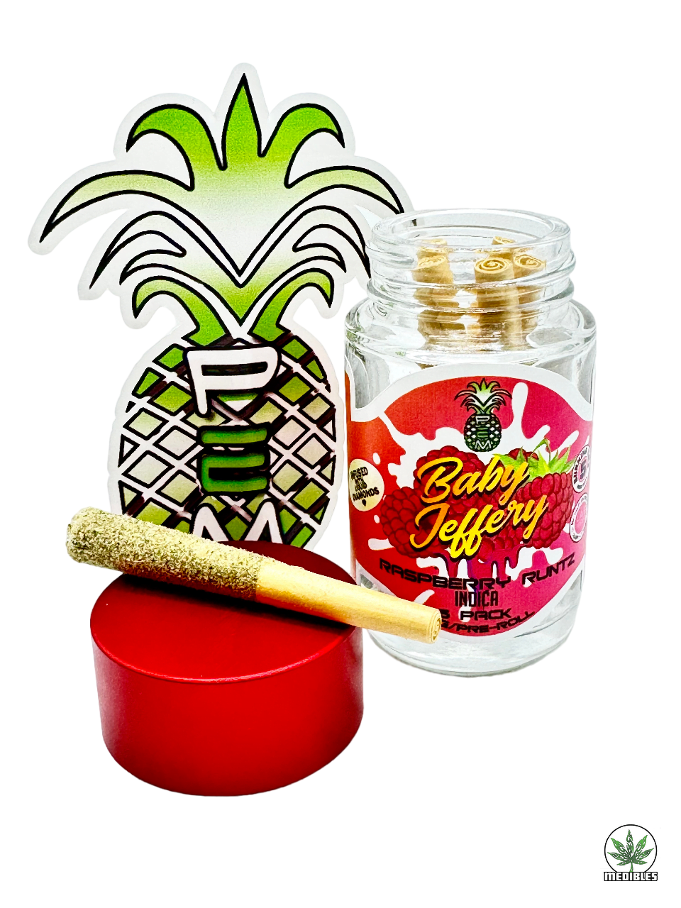 Pineapple Express Meds (PEM) Baby Jeffery Pre-Roll 5 Pack gallery