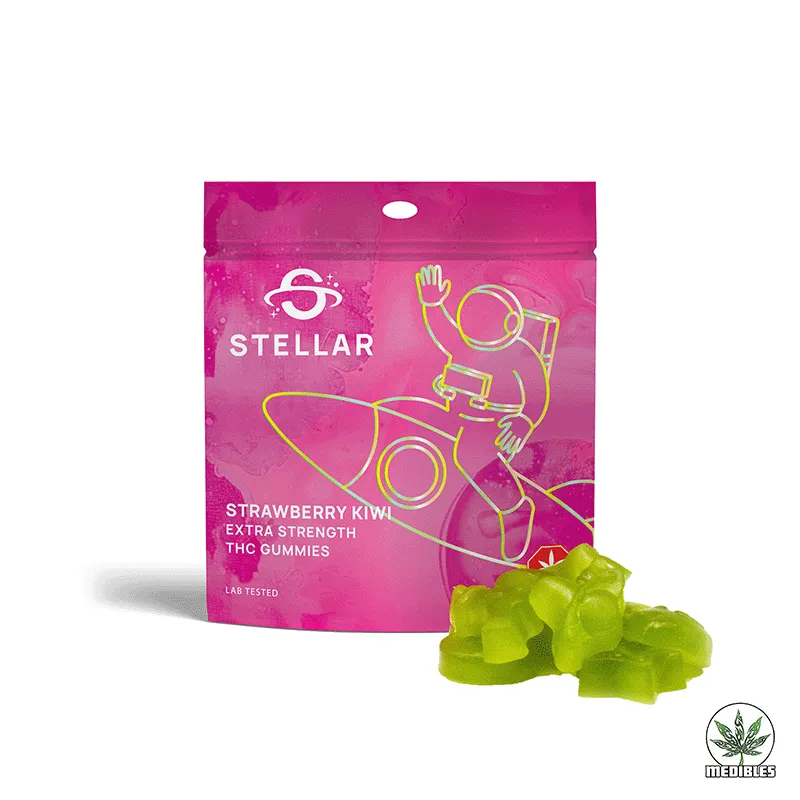 STELLAR THC STRAWBERRY KIWI GUMMIES gallery