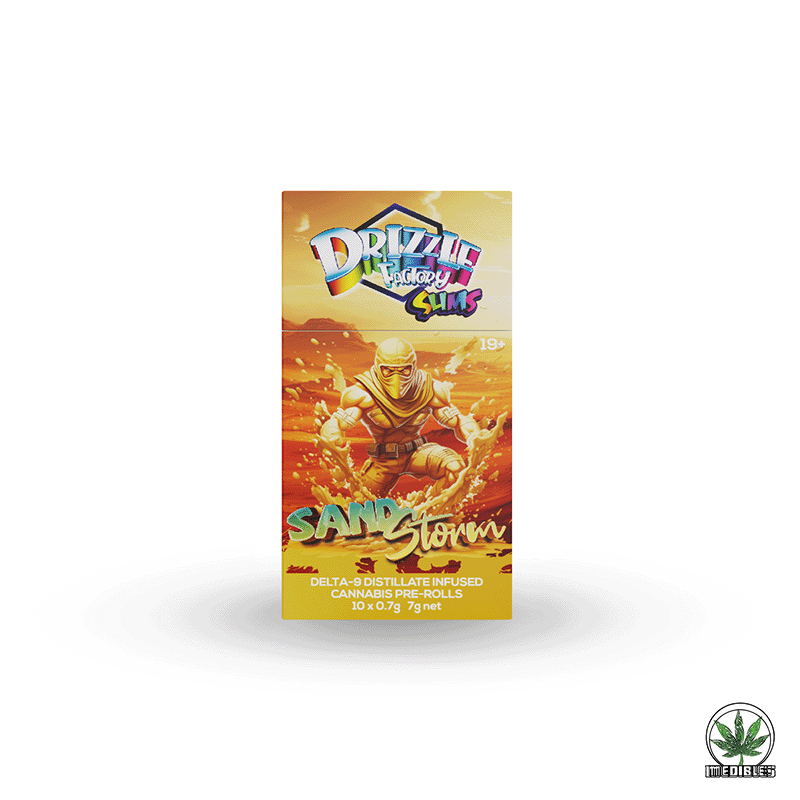 Drizzle Factory Slims Delta-9 Distillate Infused Pre-Rolls gallery