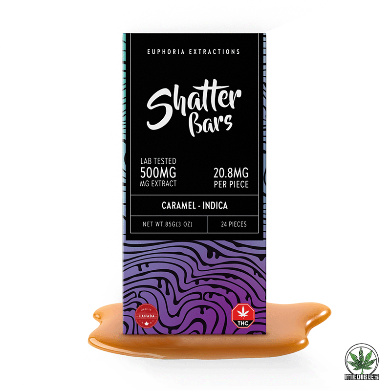 Euphoria Extractions Shatter Bars Indica gallery