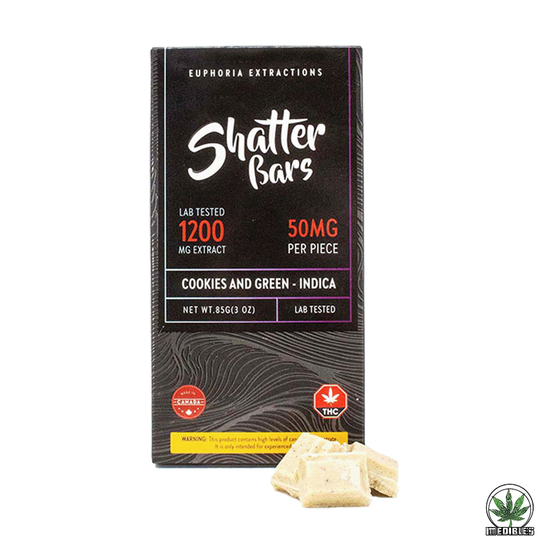 Euphoria Extractions Shatter Bars Indica gallery