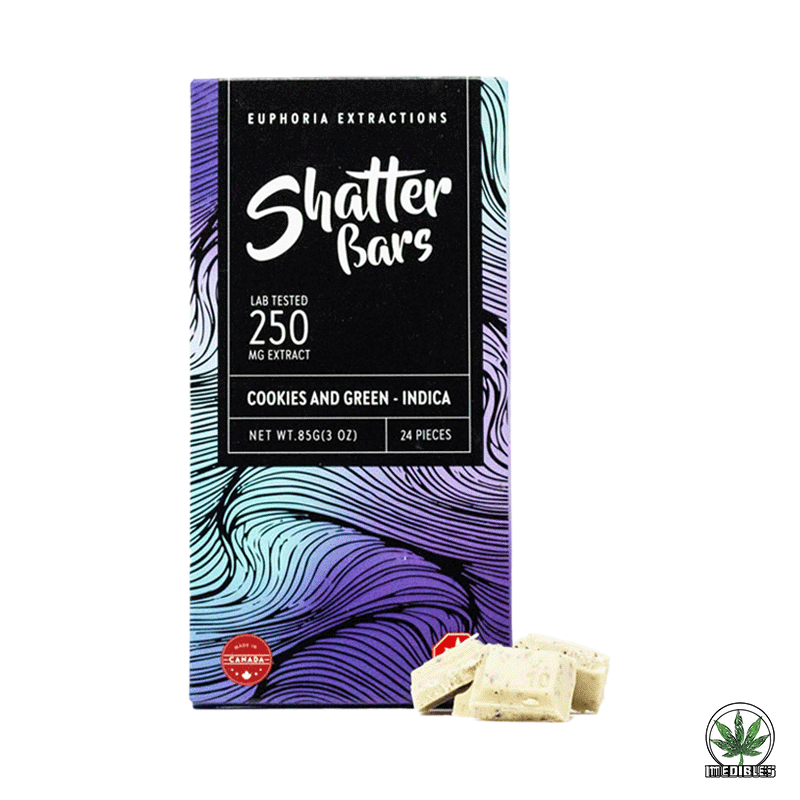 Euphoria Extractions Shatter Bars Indica gallery