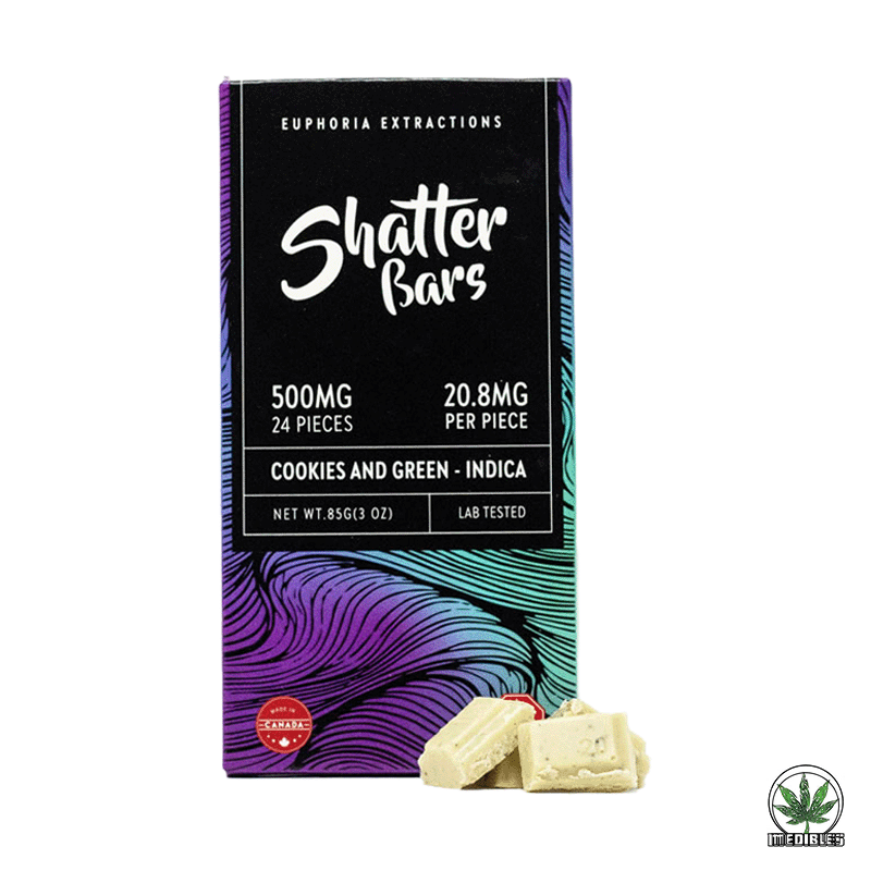 Euphoria Extractions Shatter Bars Indica gallery