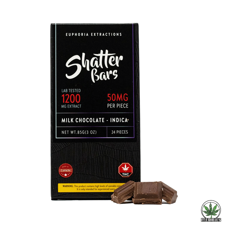 Euphoria Extractions Shatter Bars Indica gallery