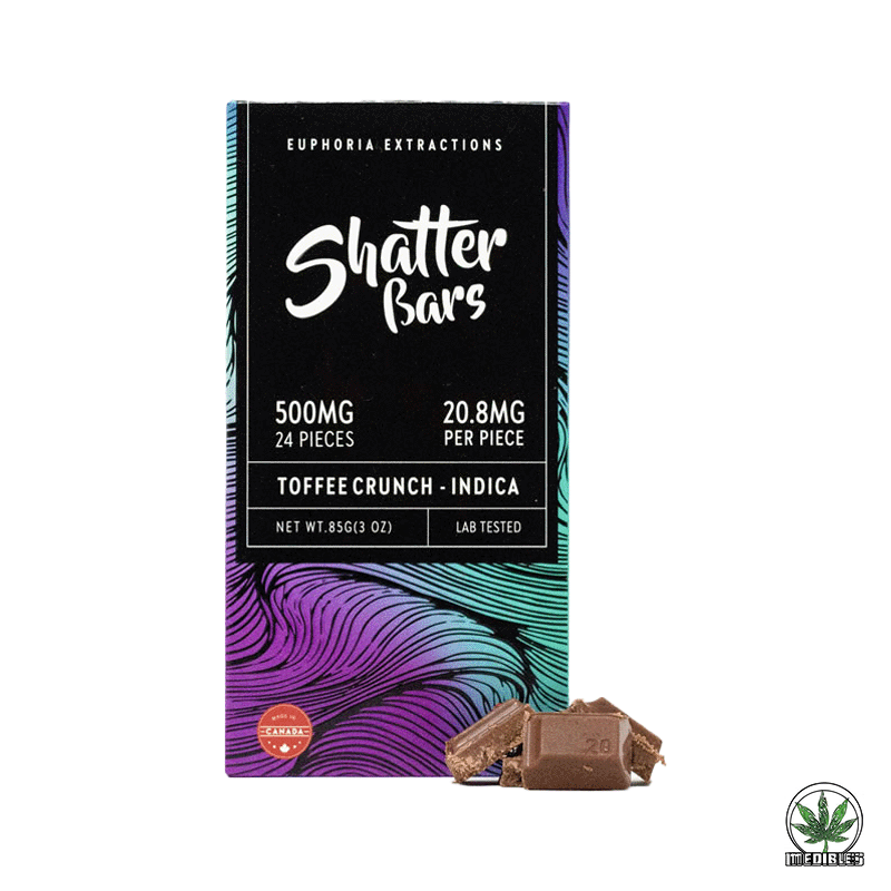Euphoria Extractions Shatter Bars Indica gallery