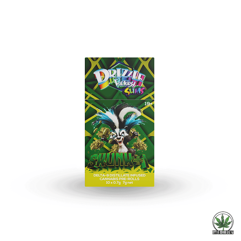Drizzle Factory Slims Delta-9 Distillate Infused Pre-Rolls gallery