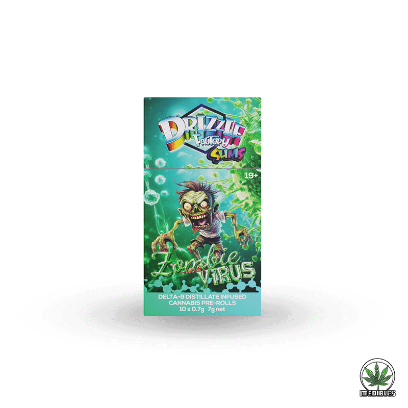 Drizzle Factory Slims Delta-9 Distillate Infused Pre-Rolls gallery