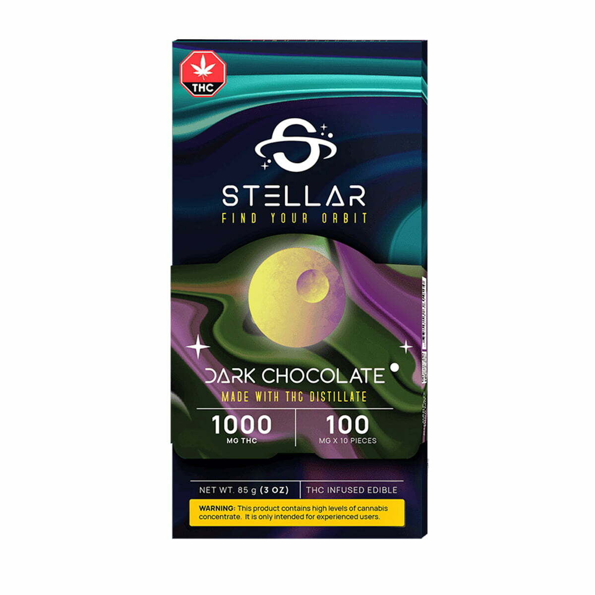 STELLAR THC Dark Chocolate Bar gallery