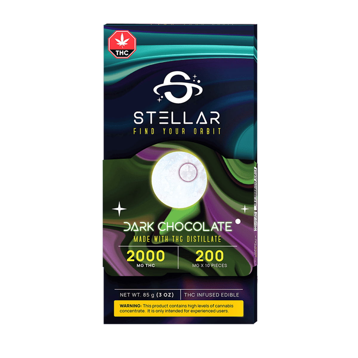 STELLAR THC Dark Chocolate Bar gallery