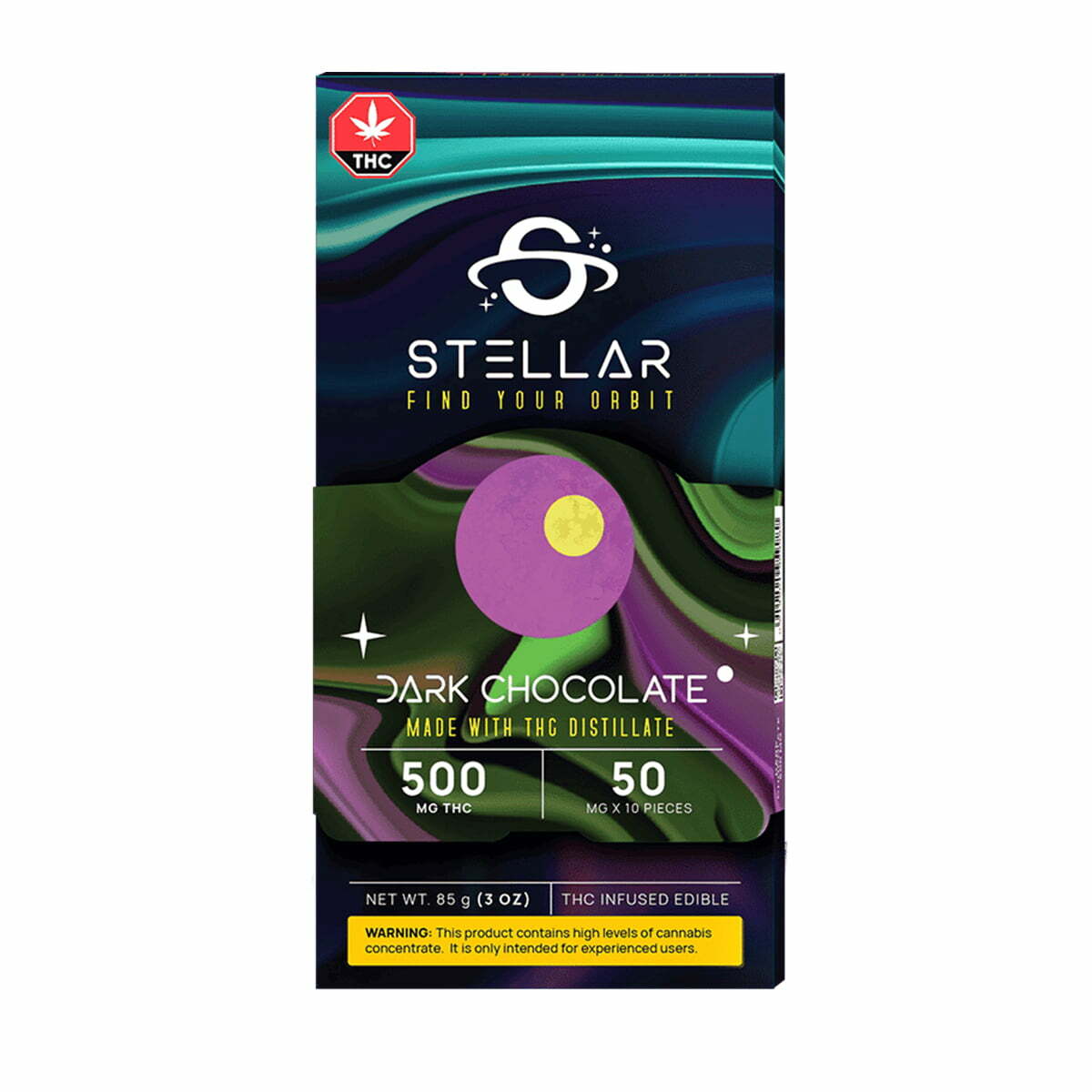 STELLAR THC Dark Chocolate Bar gallery