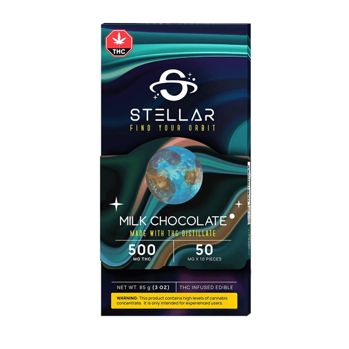 STELLAR THC Milk Chocolate Bar gallery