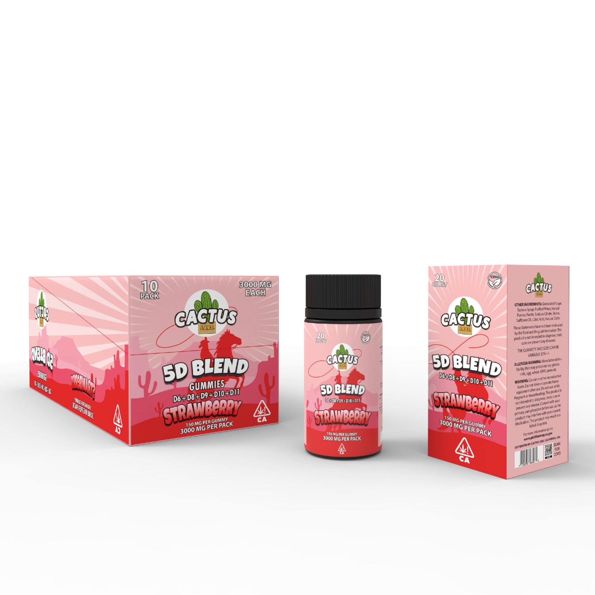 Cactus Labs 5D Blend THC Gummies gallery