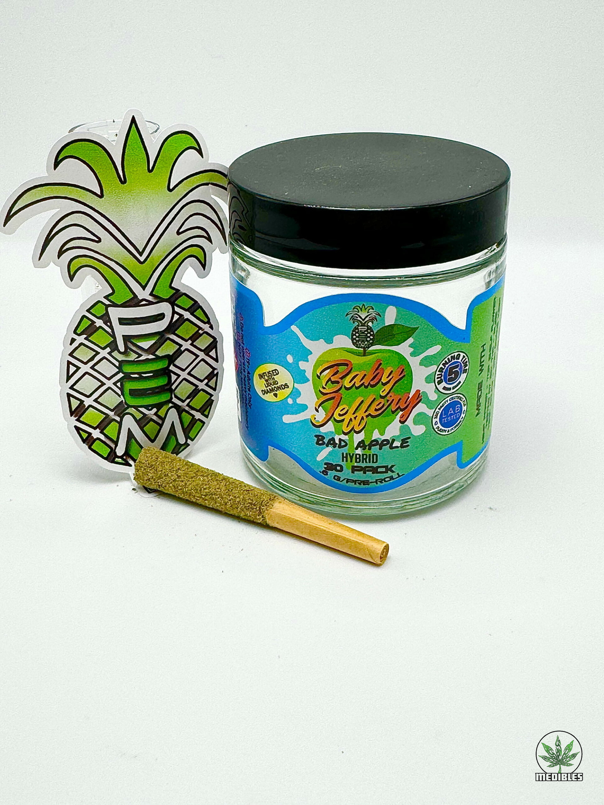 Pineapple Express Meds (PEM) Baby Jeffery Pre-Roll 30 Pack gallery