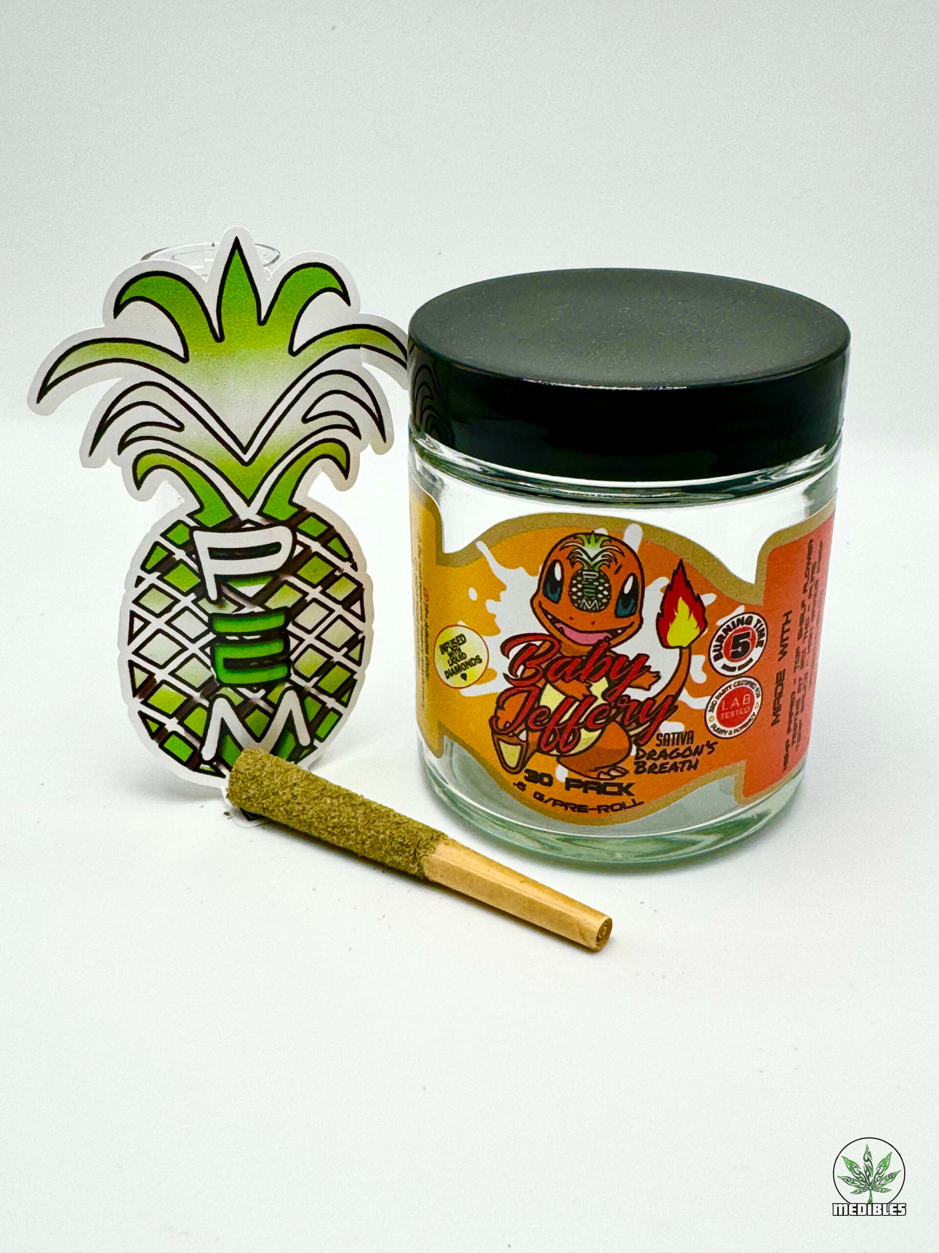 Pineapple Express Meds (PEM) Baby Jeffery Pre-Roll 30 Pack gallery