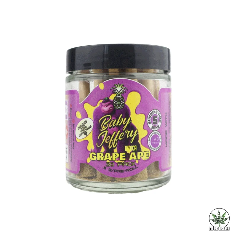 Pineapple Express Meds (PEM) Baby Jeffery Pre-Roll 30 Pack gallery