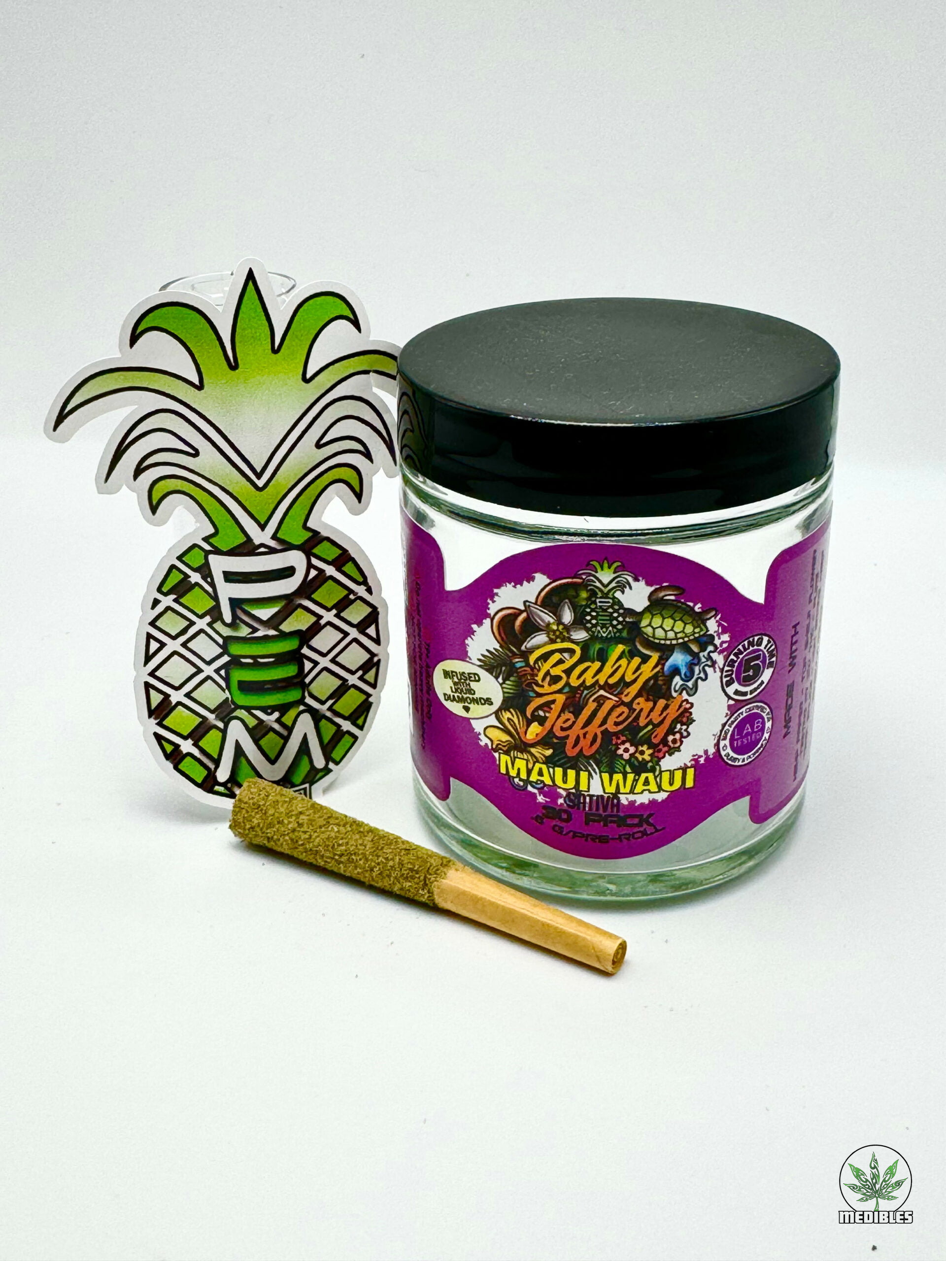 Pineapple Express Meds (PEM) Baby Jeffery Pre-Roll 30 Pack gallery