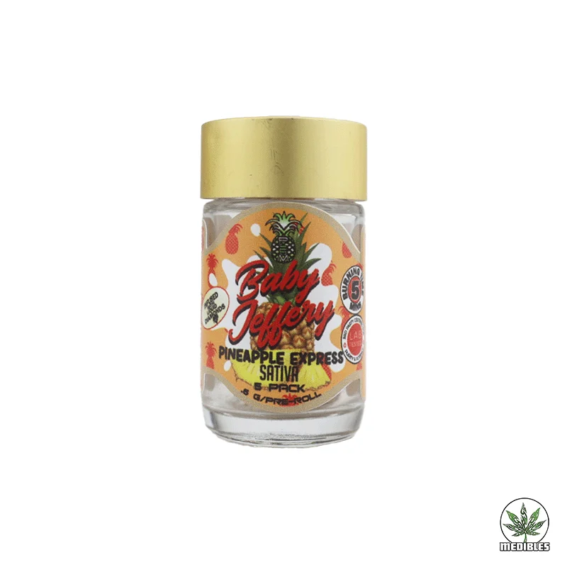 Pineapple Express Meds (PEM) Baby Jeffery Pre-Roll 5 Pack gallery