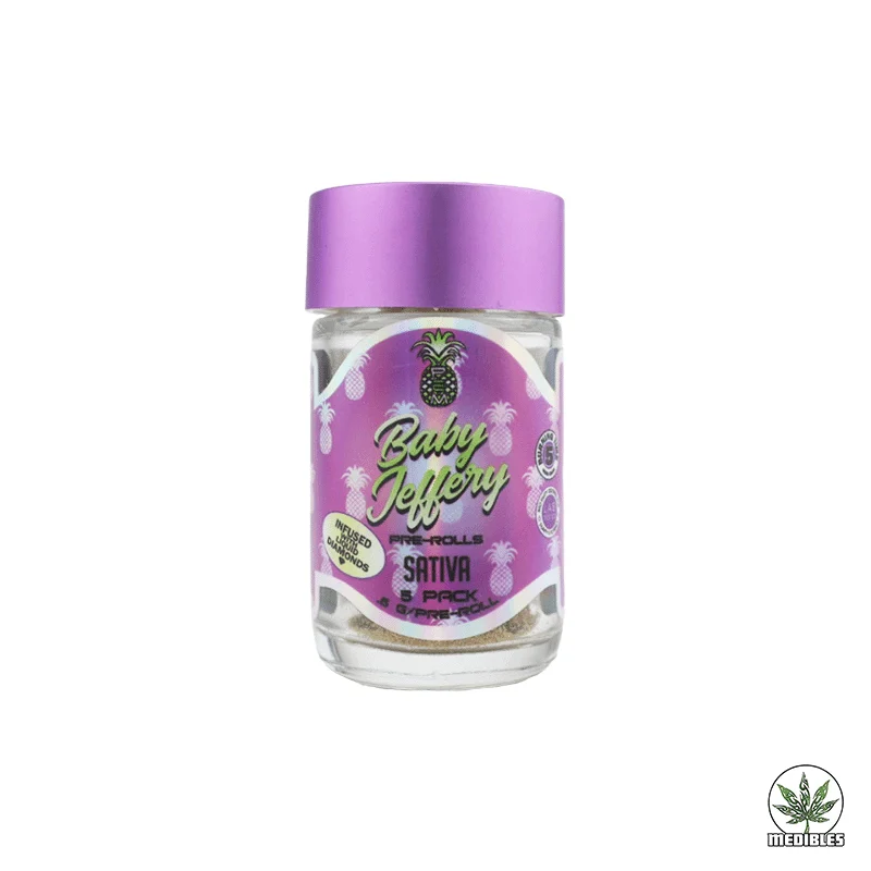 Pineapple Express Meds (PEM) Baby Jeffery Pre-Roll 5 Pack gallery