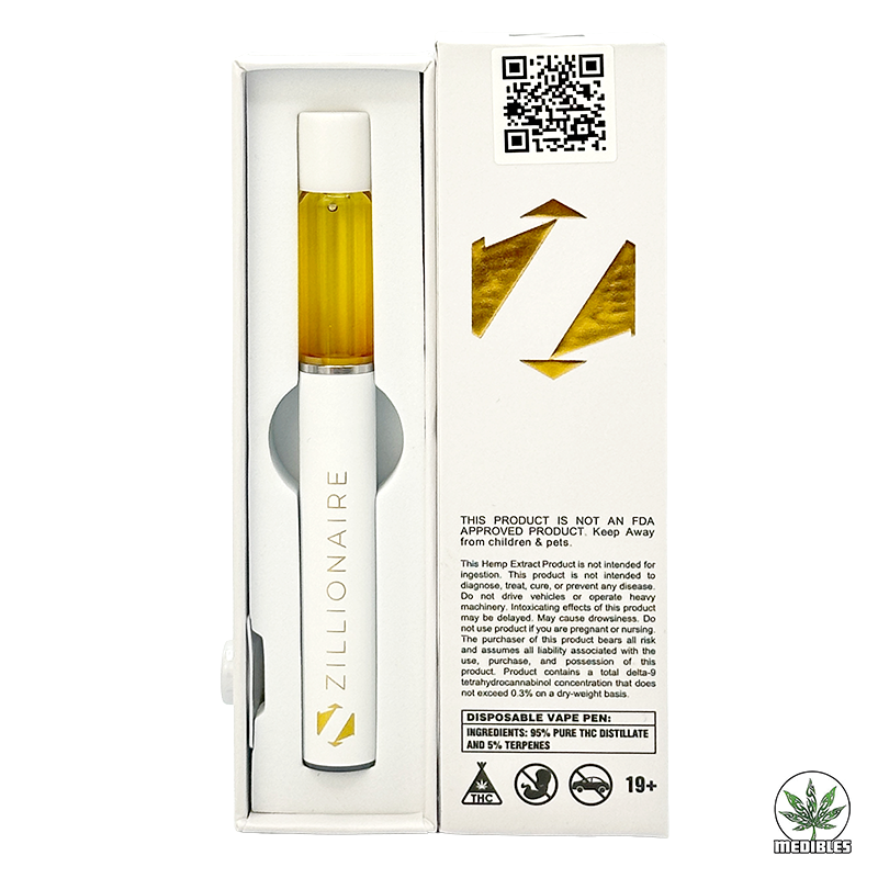 Zillionaire 1ml Disposable THC Vape gallery