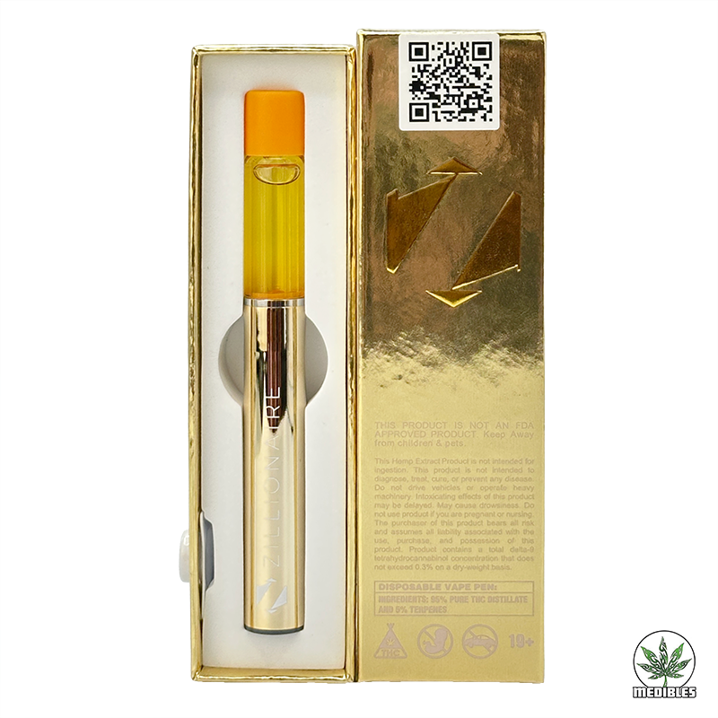 Zillionaire 1ml Disposable THC Vape | Mohawk Medibles