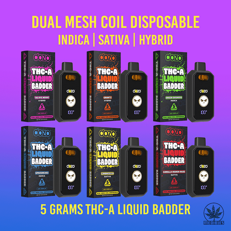 Dozo – THC-A Liquid Badder Vape 5g gallery