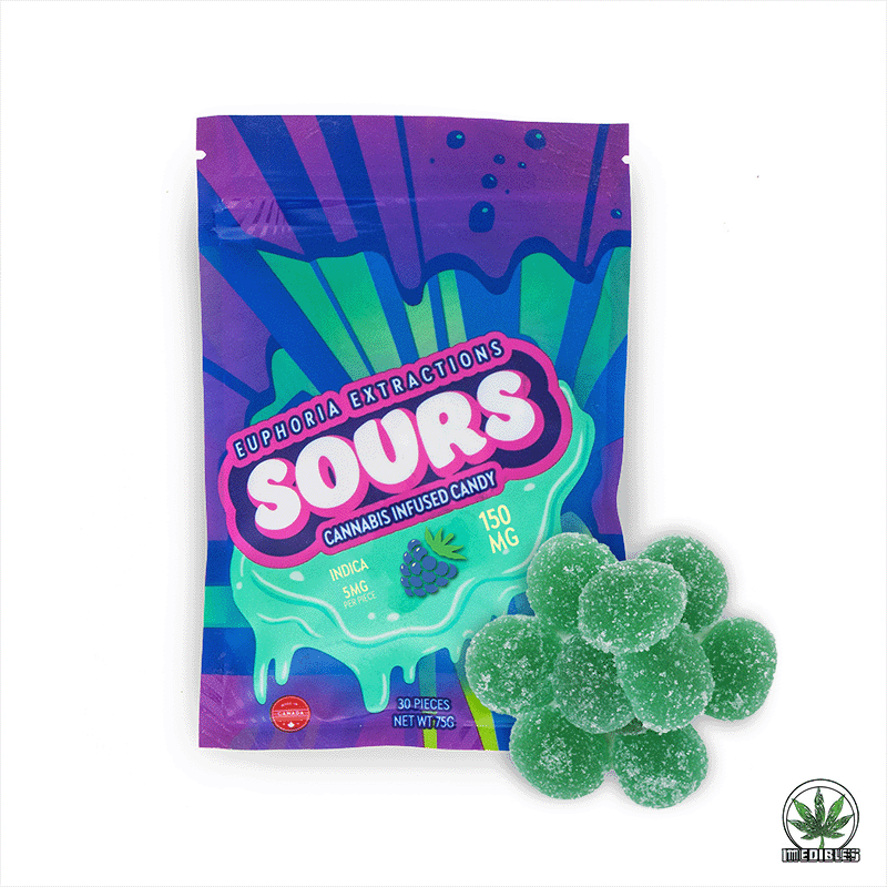 Euphoria Extractions Sours Cannabis Infused Gummies gallery