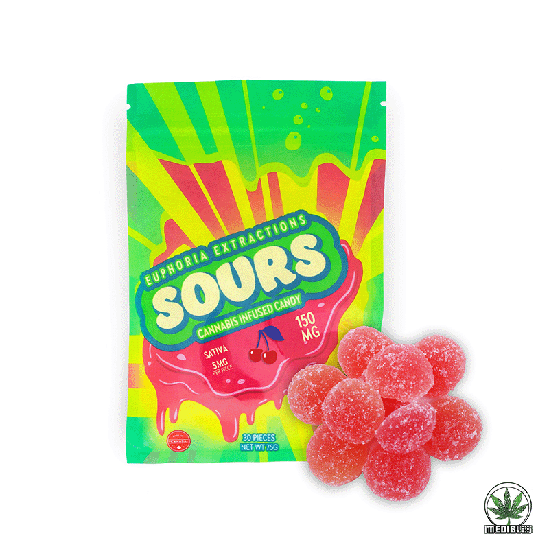 Euphoria Extractions Sours Cannabis Infused Gummies gallery