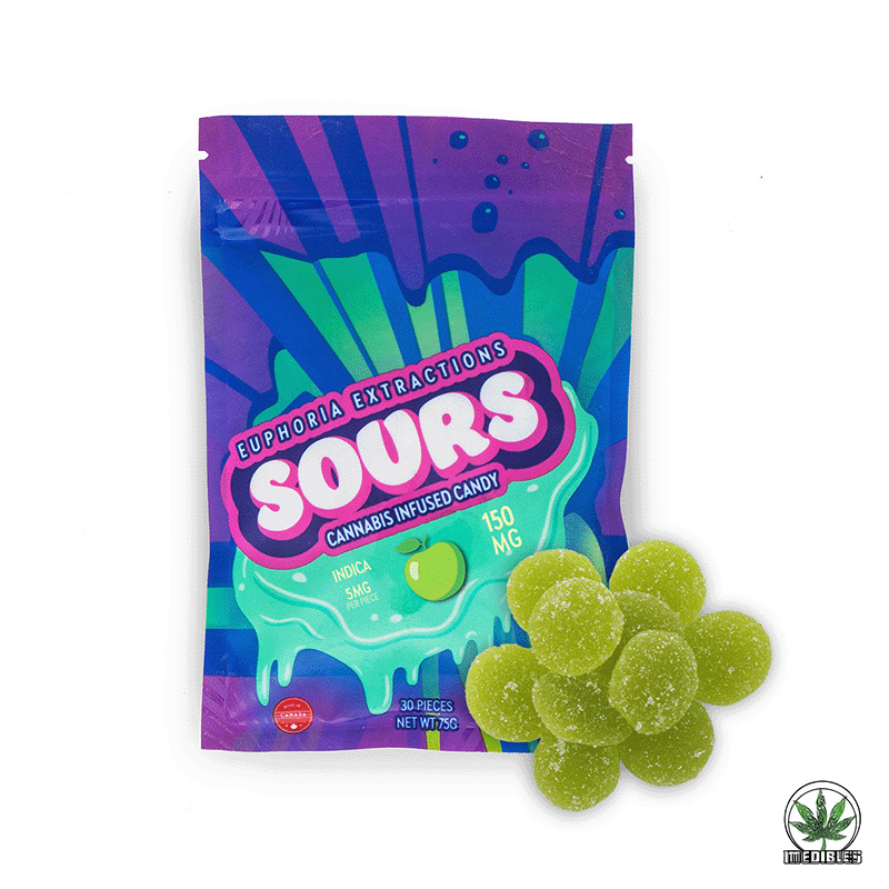 Euphoria Extractions Sours Cannabis Infused Gummies gallery