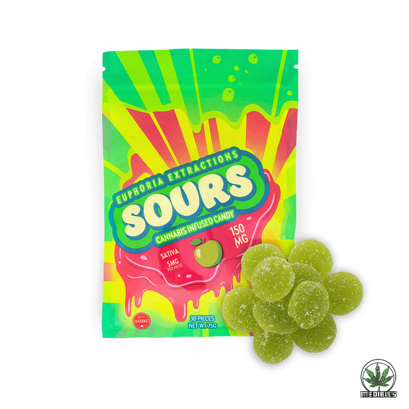 Euphoria Extractions Sours Cannabis Infused Gummies gallery