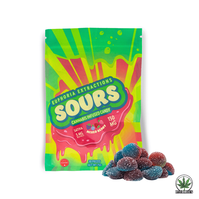 Euphoria Extractions Sours Cannabis Infused Gummies gallery