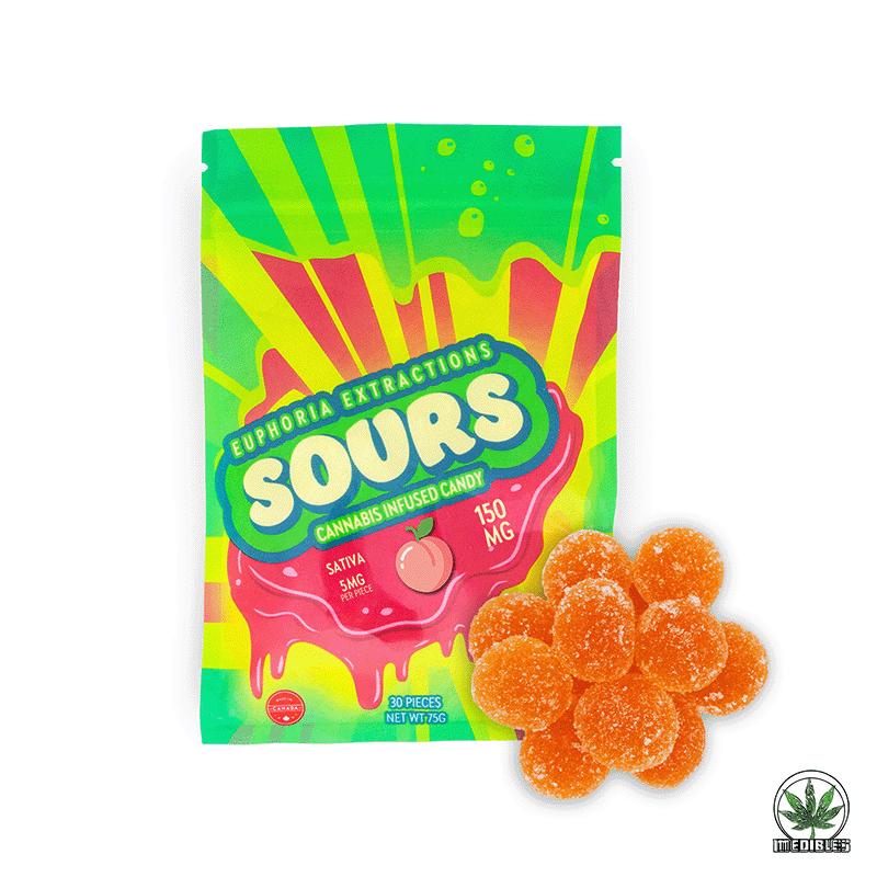 Euphoria Extractions Sours Cannabis Infused Gummies gallery