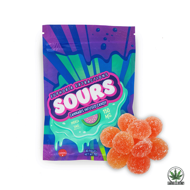 Euphoria Extractions Sours Cannabis Infused Gummies gallery