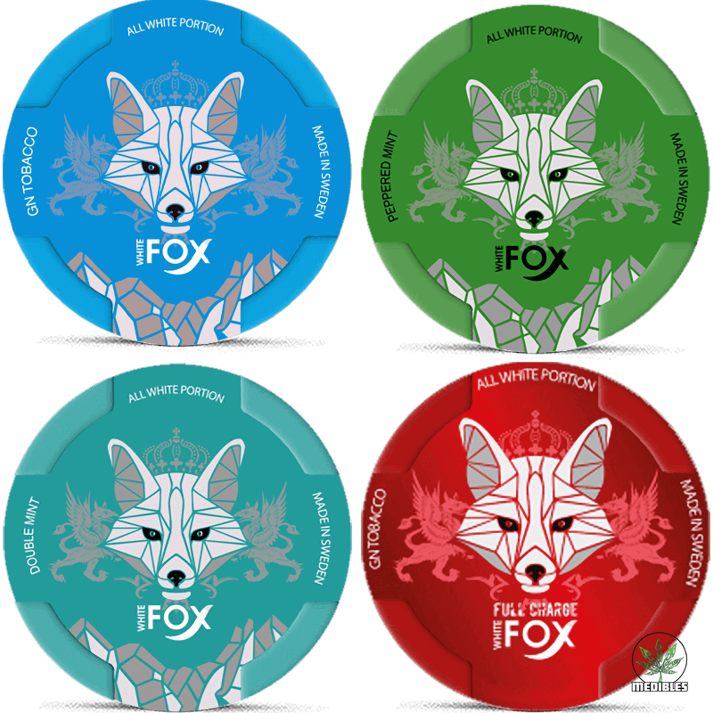 misha and puff　garterhat　2-4y fox White Fox Nicotine Pouches | Mohawk Medibles