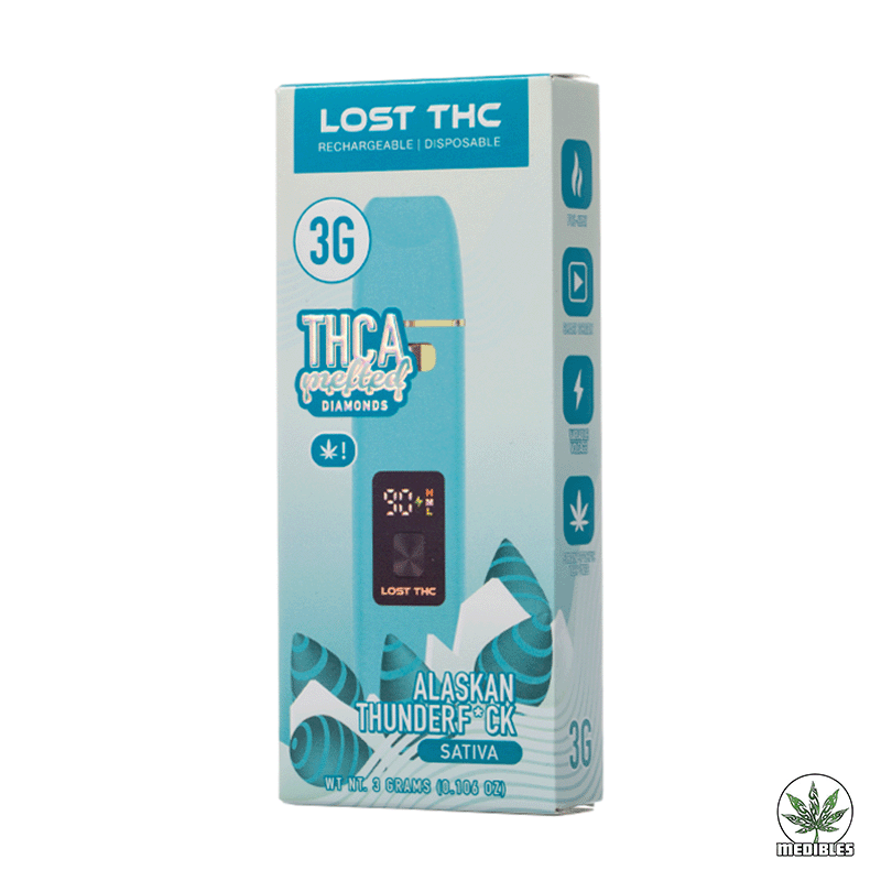 Lost THC THC-A Melted Diamond Vape 3G gallery